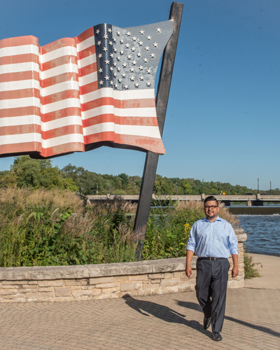 Attorney Baldemar Lopez on Walton Island In Elgin IL